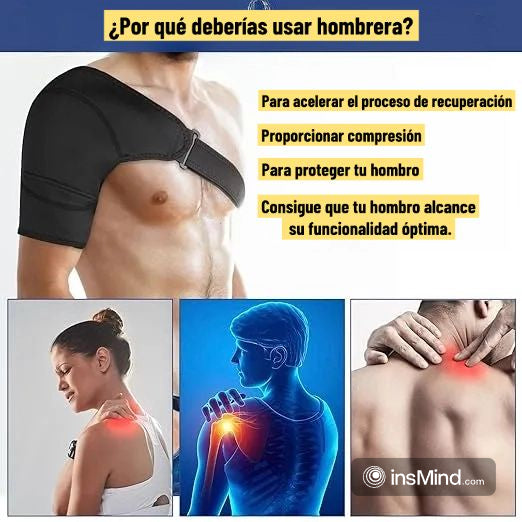 Hombrera de gel frío y calor reutilizable