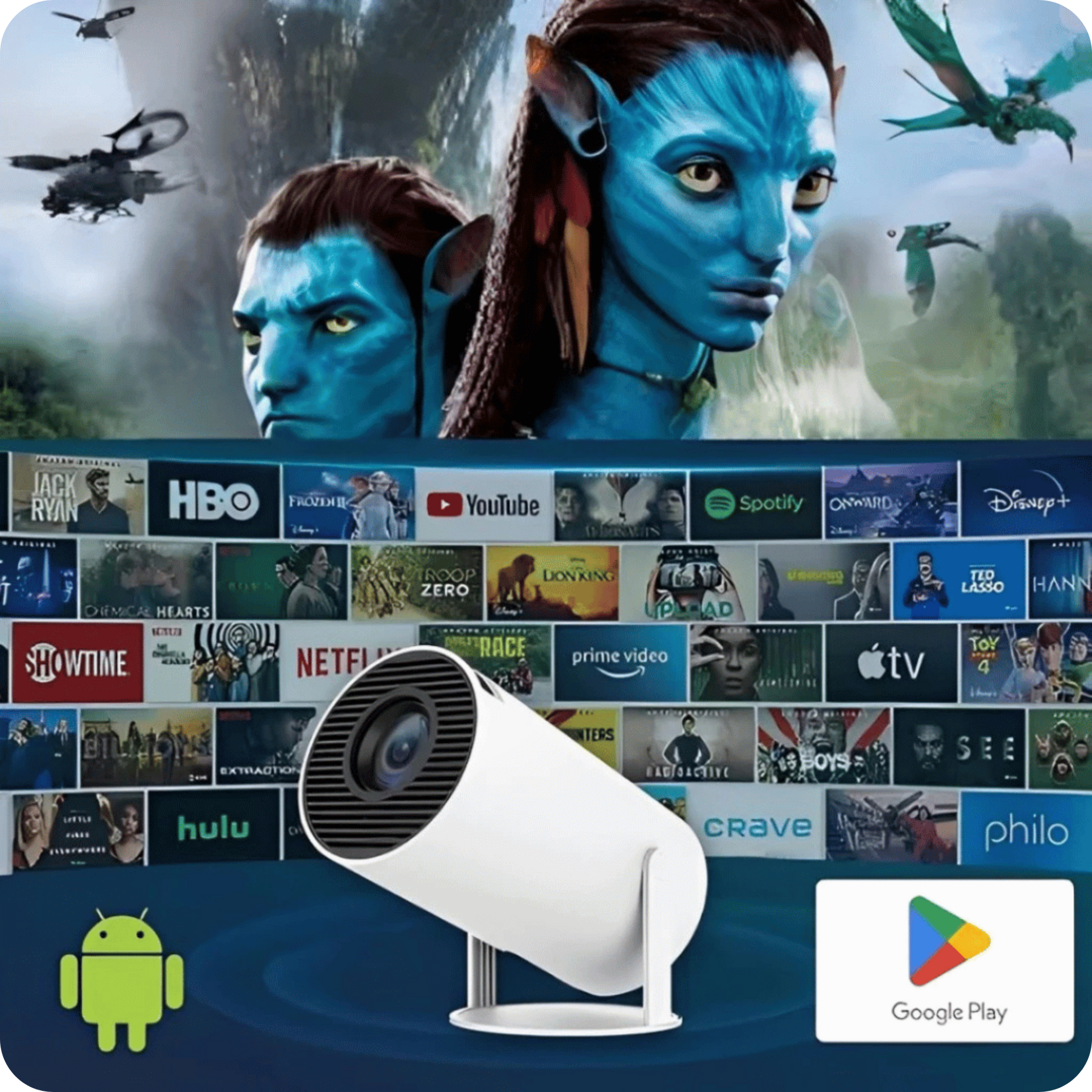 CineGo™ - Proyector Portátil Ultra HD