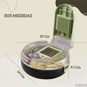 Juego de picador de verduras de mano 9 en 1