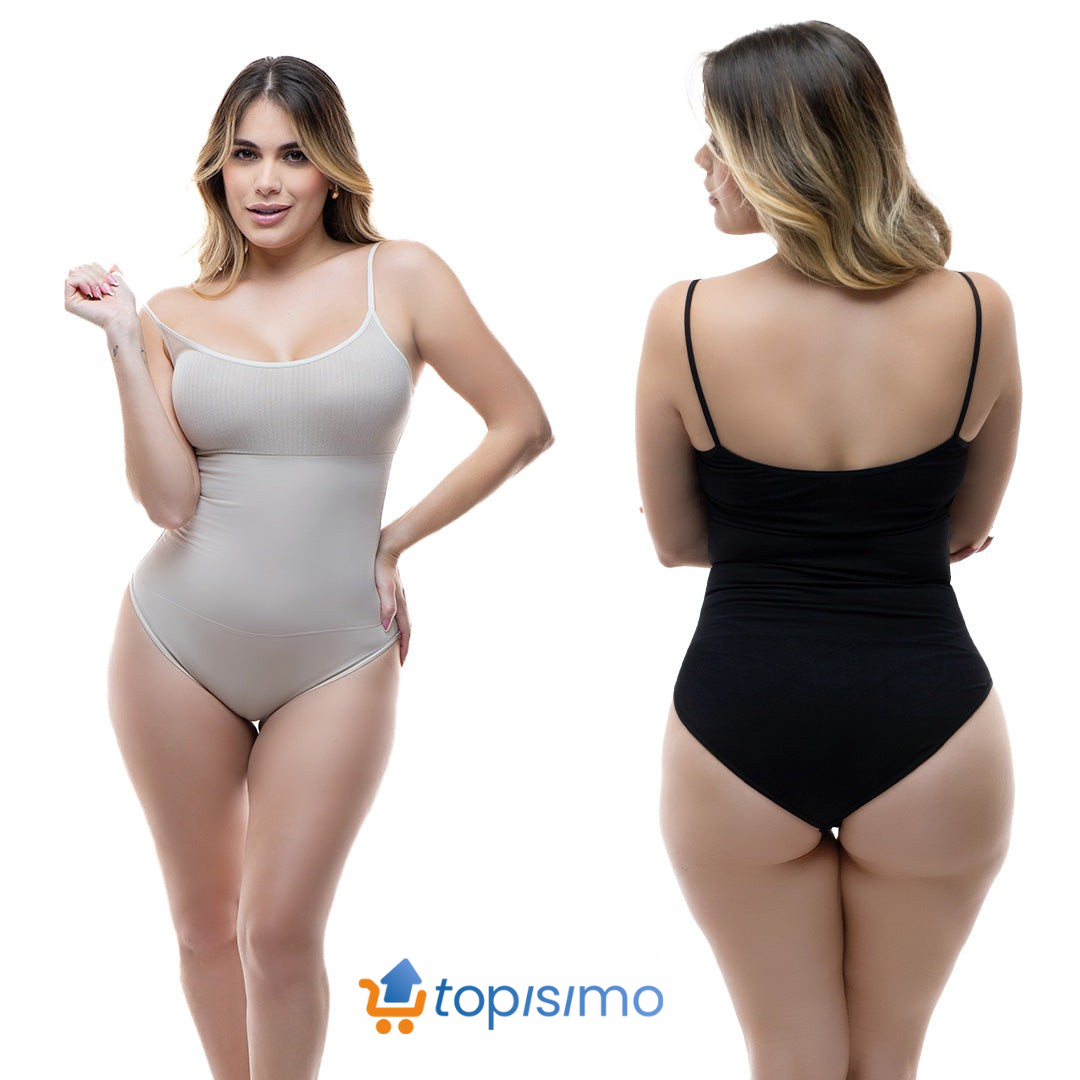 Body Reductor Mujer Negro y Beige
