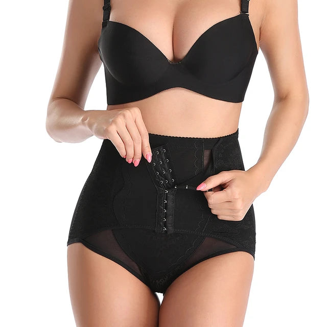 Bragas moldeadoras beige y negro