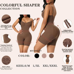 Body sin costuras para mujer negro y marron