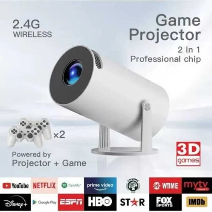 VisionPlay™ M300 MAX – Proyector 2 en 1 con Juegos Retro Integrados