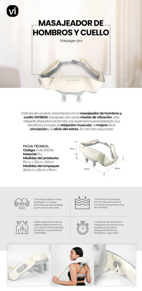 Masajeador de Cuello y Hombros 5D