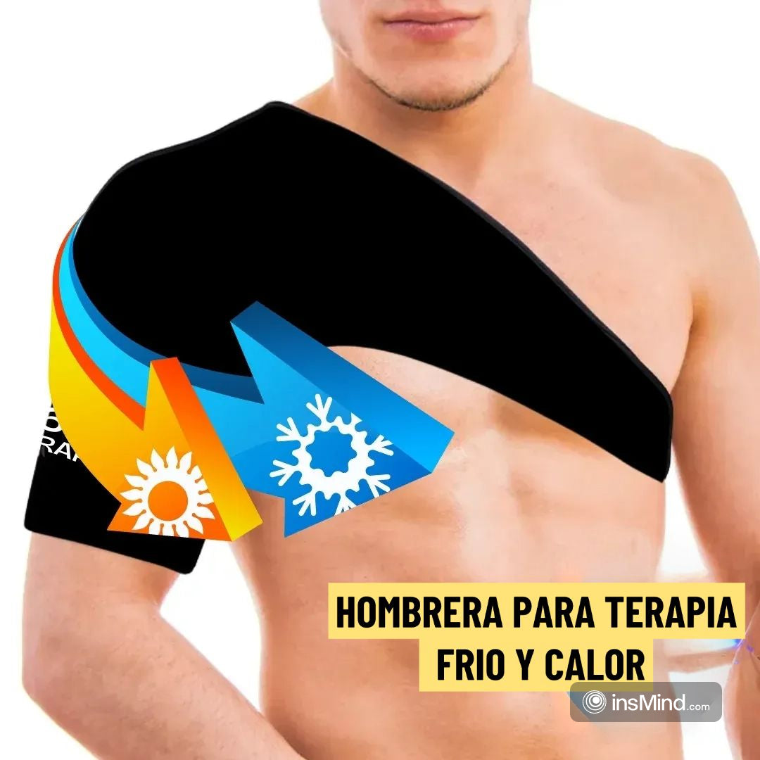Hombrera de gel frío y calor reutilizable