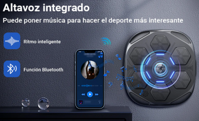 Máquina de Boxeo Musical Inteligente De 6 Puntos con Bluetooth y Luces LED