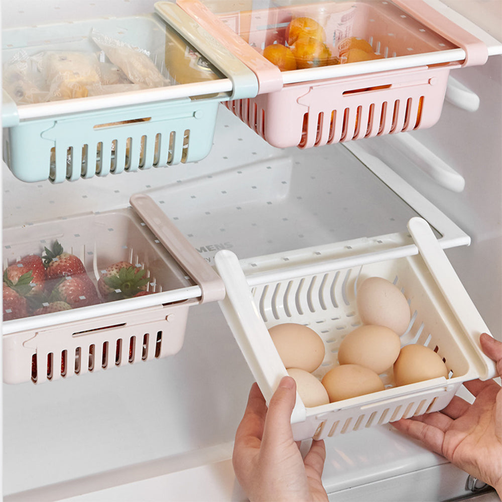 Organizador de cajones de plástico para nevera ( colores variados )