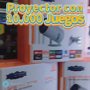 VisionPlay™ M300 MAX – Proyector 2 en 1 con Juegos Retro Integrados